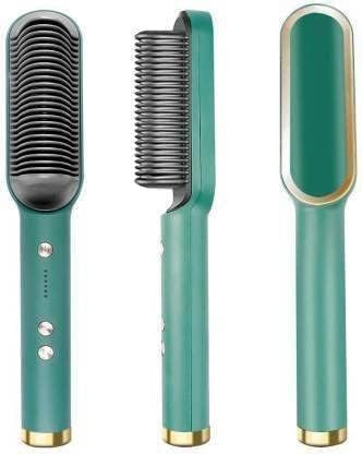 3-in-1 Hair Styler Comb – Electric Hair Styling Tool for Curling, Straightening & Drying (Multicolour)