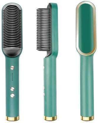 3-in-1 Portable Multi-Styler Hair Brush (Straighten, Curl, Dry) - ZEDIF