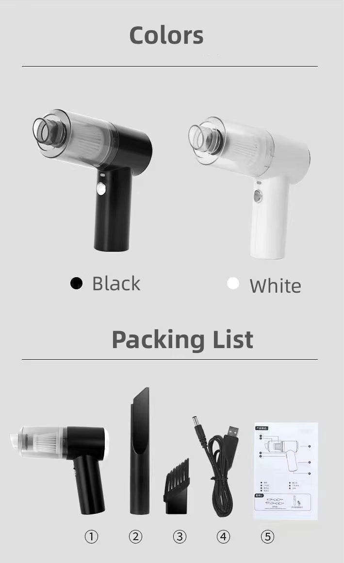 3 IN 1 Car Vacuum Cleaner - ZEDIF