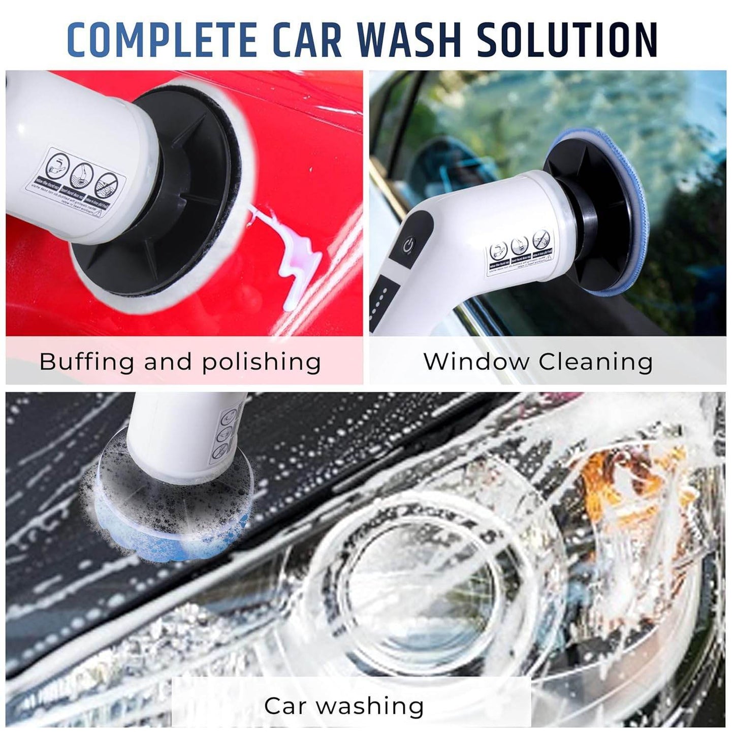 9-in-1 Electric Cleaning Brush – Multi-Surface Power Scrubber - ZEDIF