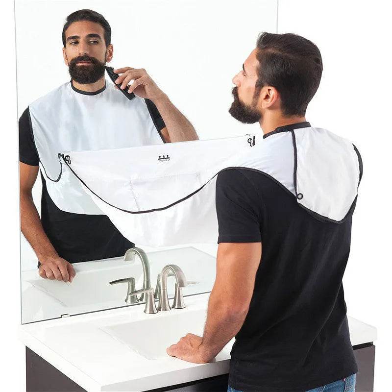 Beard Apron for Men/Women (Waterproof Beard & Hair Trimming Catcher Bib) - ZEDIF