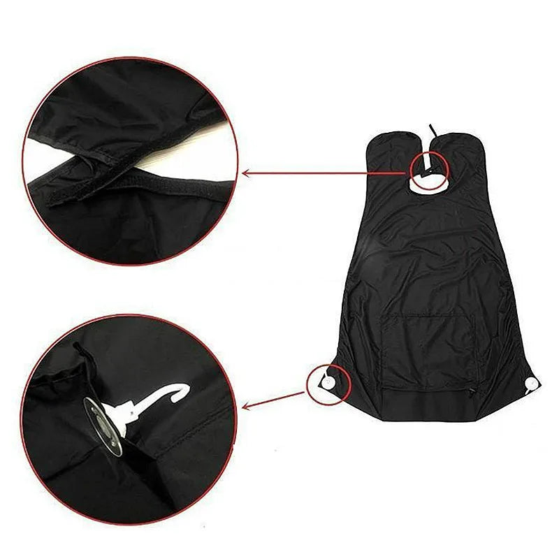 Beard Apron for Men/Women (Waterproof Beard & Hair Trimming Catcher Bib)