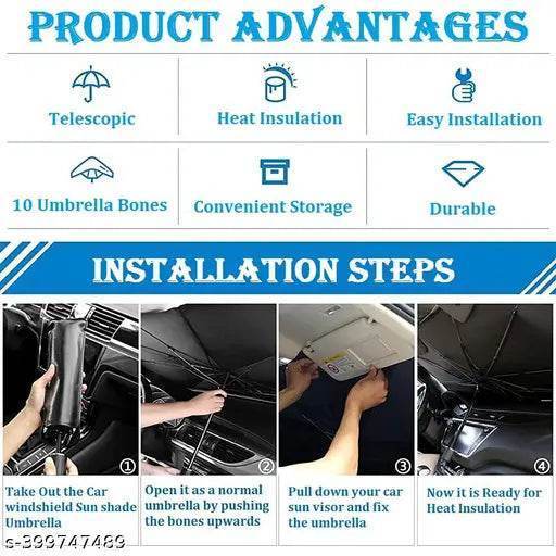 Car Sunshade Windshield Cover - ZEDIF