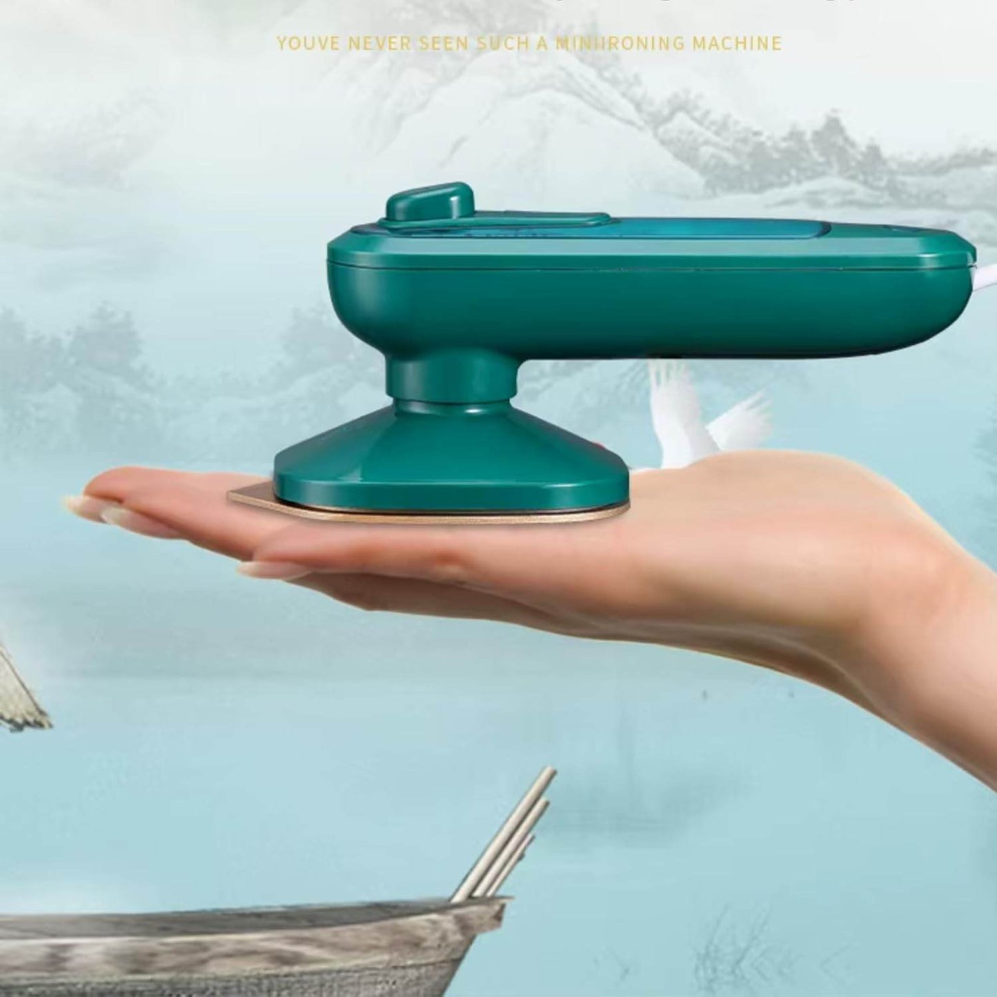 Compact Handheld Steamer (Quick Heat, Dual-Mode, Fabric-Safe, Travel-Friendly) - ZEDIF