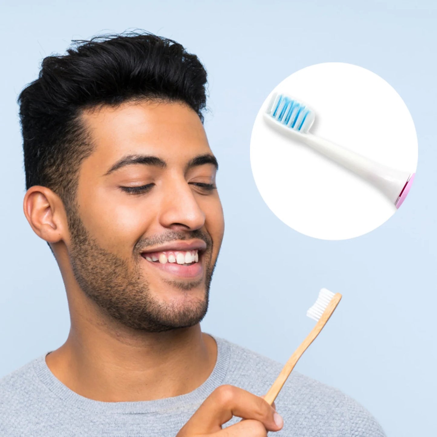 Electric Toothbrush (Battery Operated, Home & Travel Use)