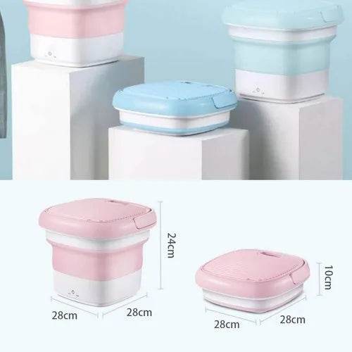 Top-Load Mini Foldable Washing Machine (5L, Portable) - ZEDIF