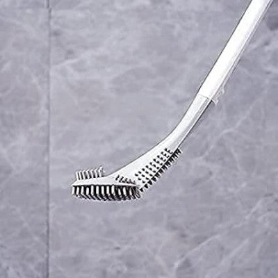 Golf Shape L-Shape Toilet Brush Cleaner (Silicone, Anti-Rust)