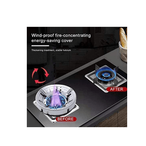 Gas Saver Stand (Windproof, Energy-Saving Gas Stove Cover) - ZEDIF