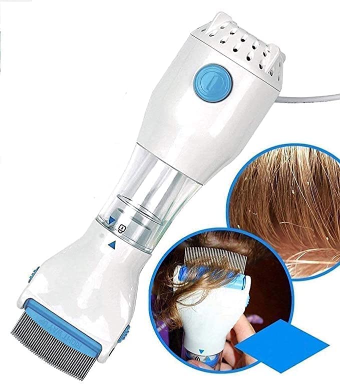 Head Lice Comb Eggs Remover (V-Comb, Corded Electric, Chemical-Free)