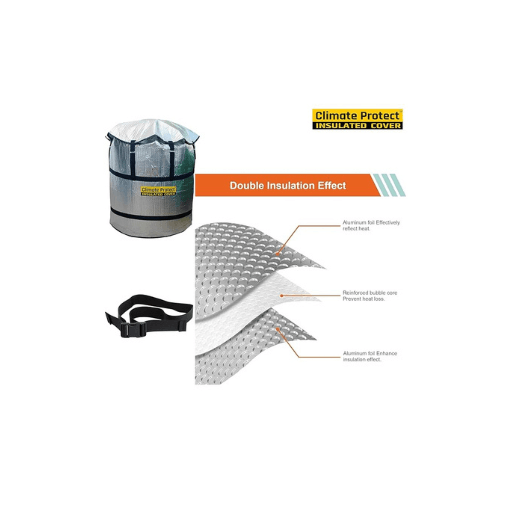 Insulated Water Tank Cover for Summers(Reflective, Customizable) - ZEDIF