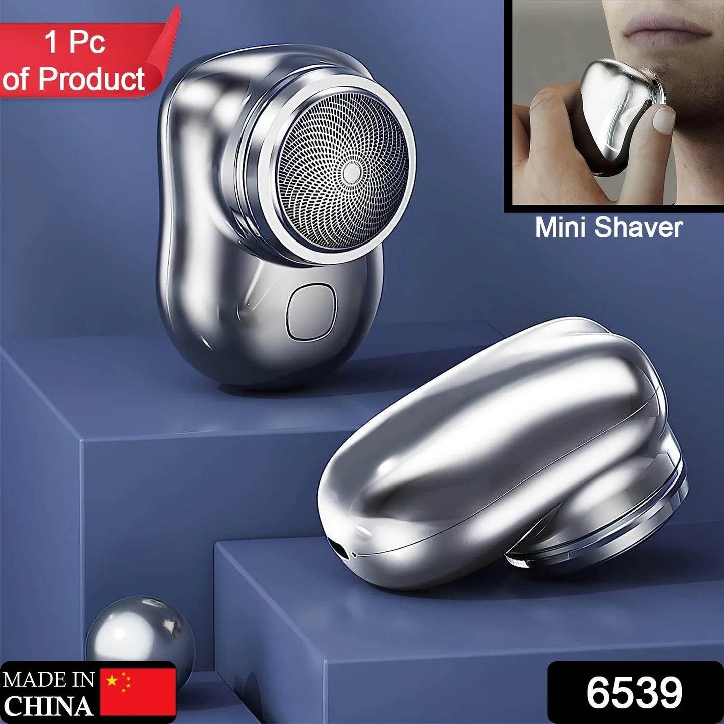Mini Electric Shaver (Portable, Rechargeable, Waterproof) - ZEDIF