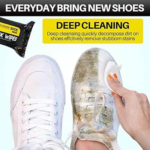 Natural Sneaker & Shoe Cleaner Wipes (Pack of 80) - ZEDIF