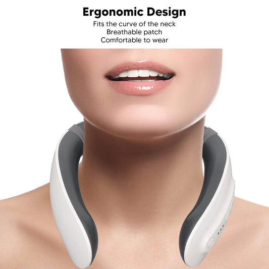 4 Heads Smart Electric Neck and Back Pulse Massager - ZEDIF