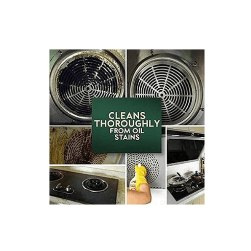 Oil & Grease Kitchen Cleaner Spray (Non-Toxic, Heavy Duty, 500ml) - ZEDIF