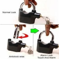 Security Alarm Lock (Anti-Theft, Motion Sensor, High-Decibel Siren)