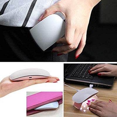 Portable UV/LED Nail Dryer Lamp (Dual Wavelength, USB, Timing Function) - ZEDIF