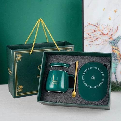 Stainless Steel Cup Warmer Tea Coffee Mug Heater Pad (400ml, Multicolor) - ZEDIF