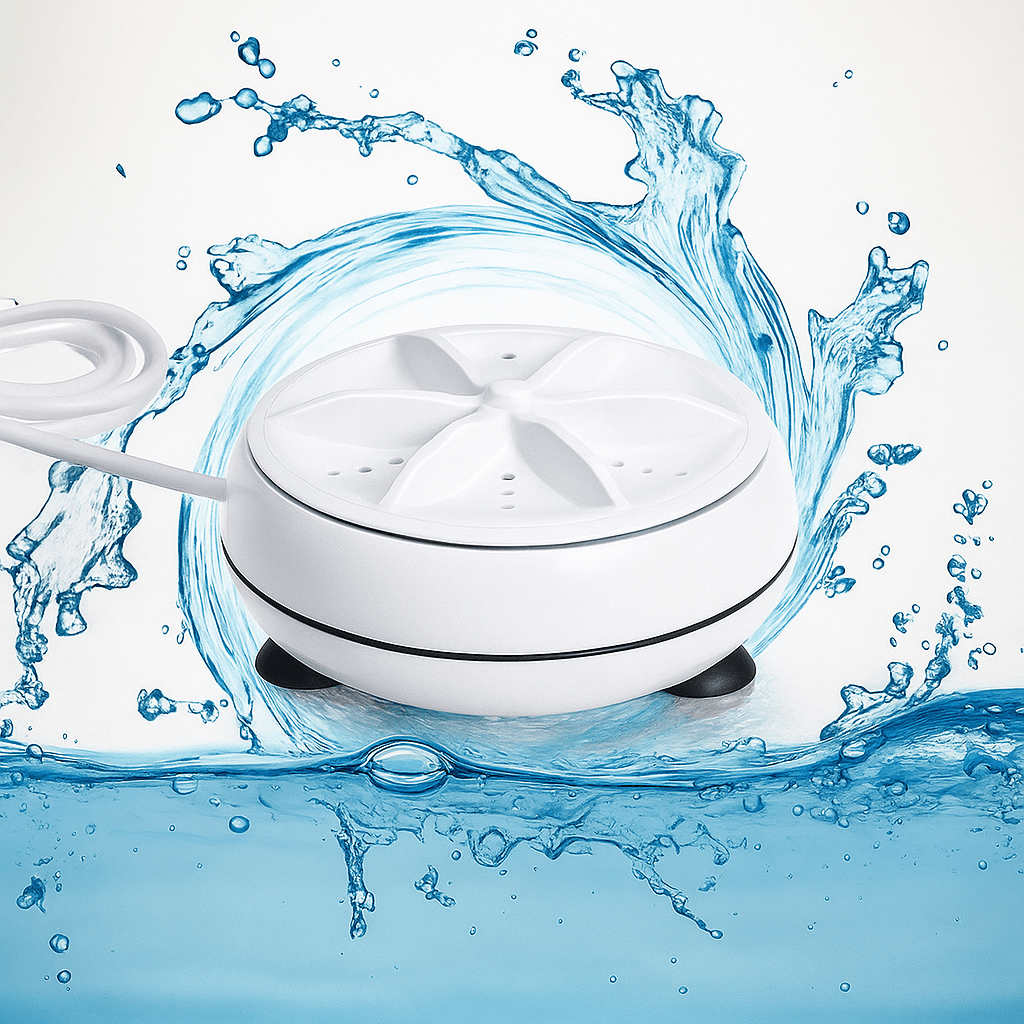 Ultrasonic Turbine Washing Machine (Portable, Automatic Shutdown) - ZEDIF