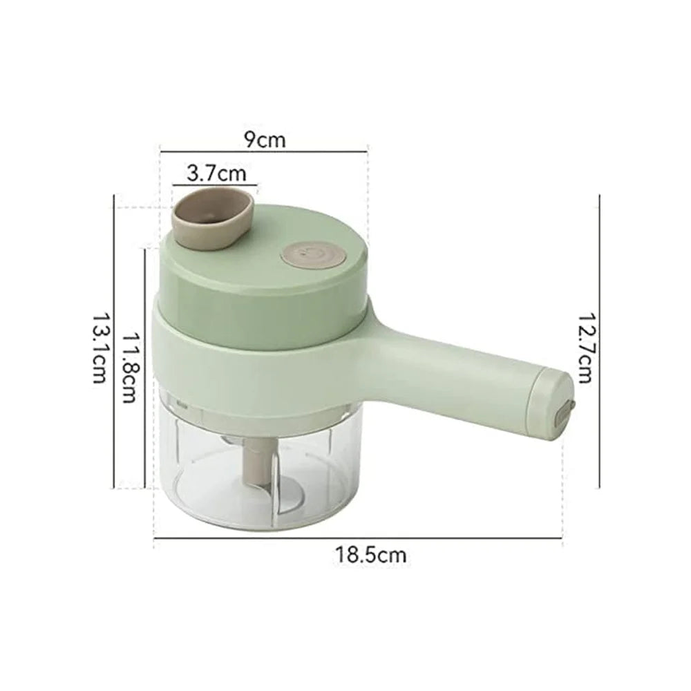 Vegetable Cutter and Meat Mincer (Handheld, Multi-Function)