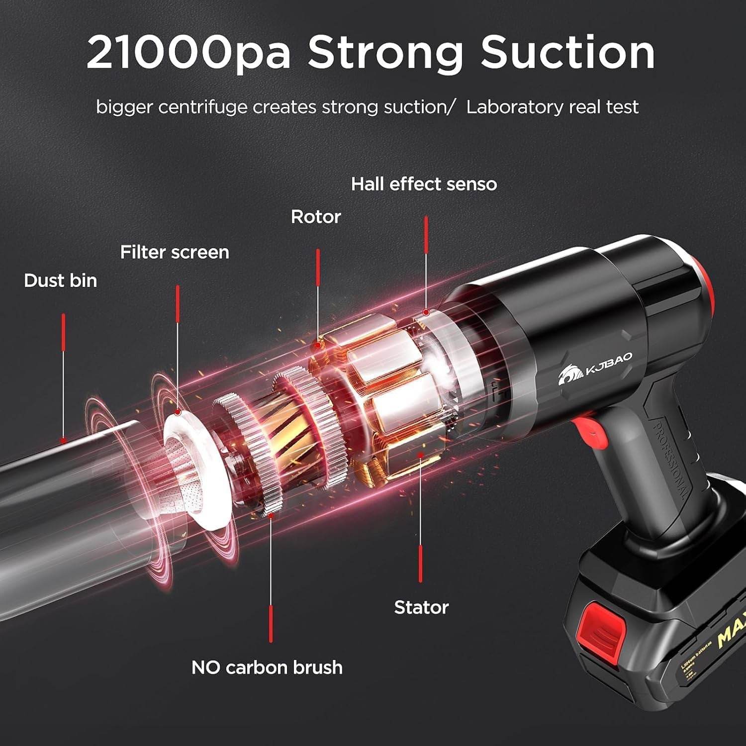 UltraPower Wireless Portable Car Vacuum Cleaner - ZEDIF