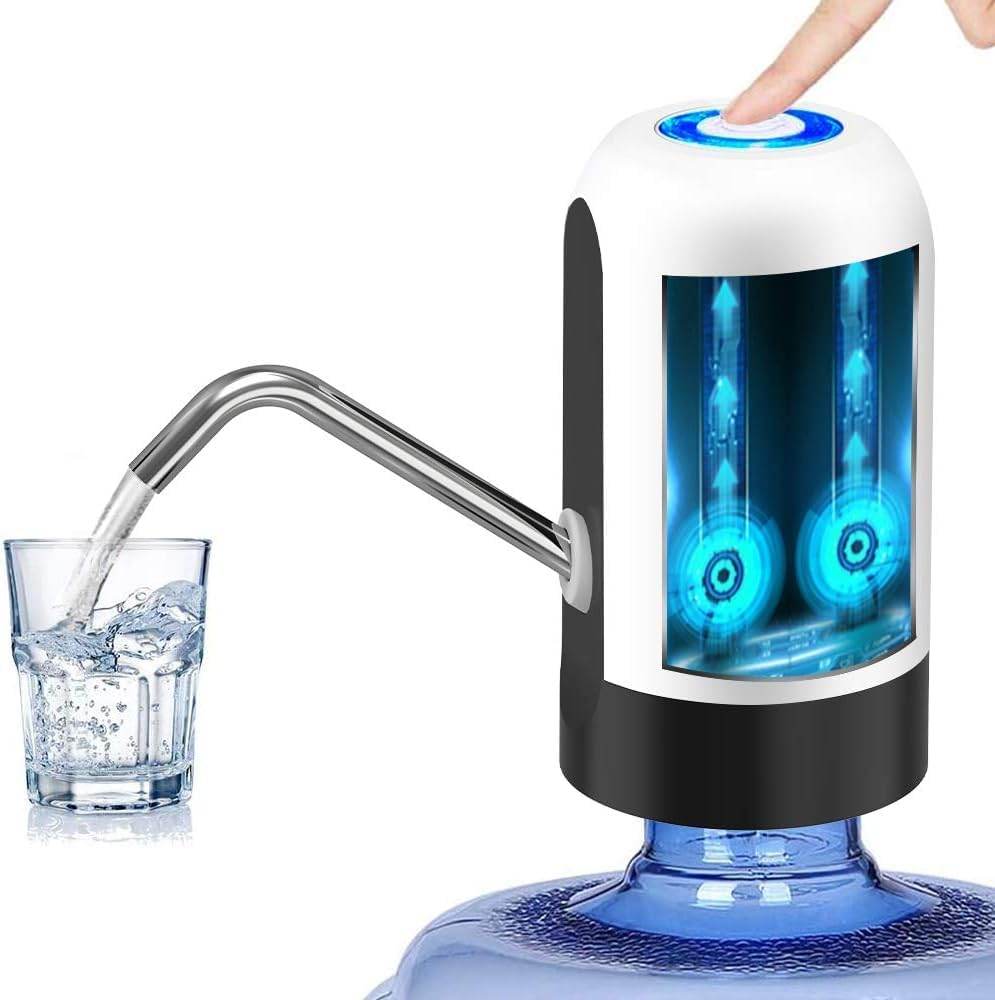 Wireless Portable Mini Rechargeable Water Bottle Can Dispenser Pump - ZEDIF