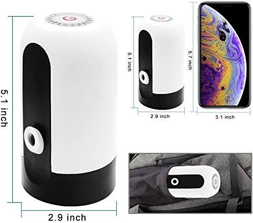 Wireless Portable Mini Rechargeable Water Bottle Can Dispenser Pump - ZEDIF