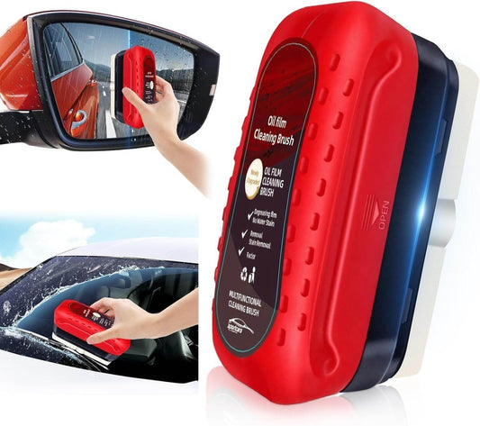Car Glass Oil Film Cleaner Brush (Hydrophobic Coating Applicator) - ZEDIF