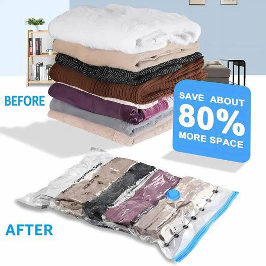 Big Vacuum Storage Bag with Pump – 5 Bags + 1 Pump - ZEDIF