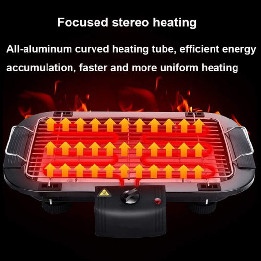 BBQ Electric Barbeque Grill (Adjustable Temperature, Indoor Tabletop)