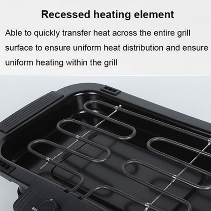 BBQ Electric Barbeque Grill (Adjustable Temperature, Indoor Tabletop)