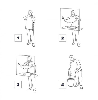 Beard Apron for Men/Women (Waterproof Beard & Hair Trimming Catcher Bib)