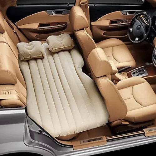 Car Travel Inflatable Sofa Mattress Air Bed (Double Seater, Mix Colors) - ZEDIF