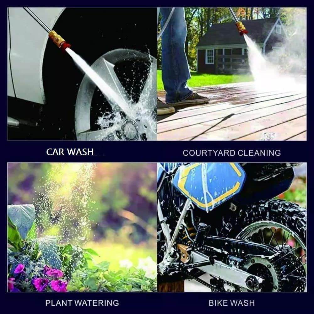 Double Battery Cordless Portable Wireless Pressure Washer Gun - ZEDIF