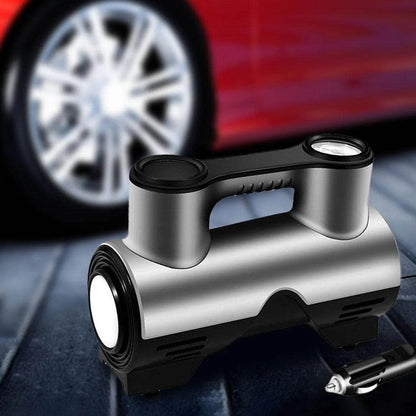 12V Portable Car Tire Inflator with LED Light - ZEDIF