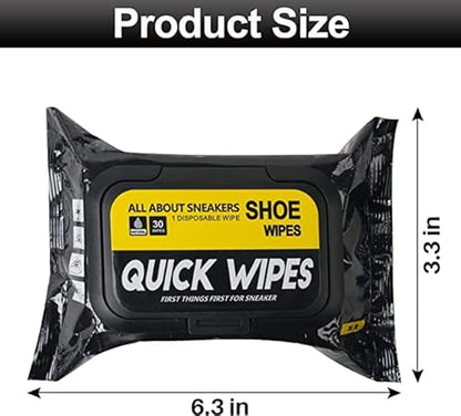 Natural Sneaker & Shoe Cleaner Wipes (Pack of 80)