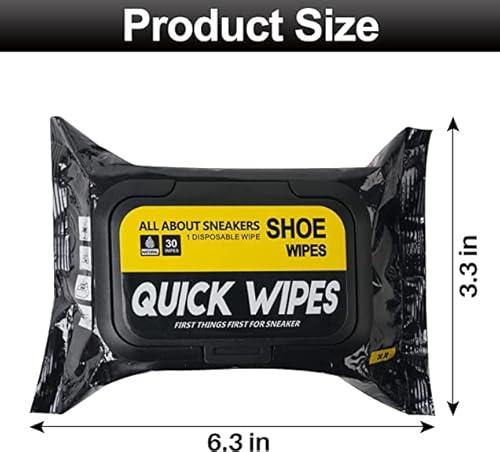 Natural Sneaker & Shoe Cleaner Wipes (Pack of 80)