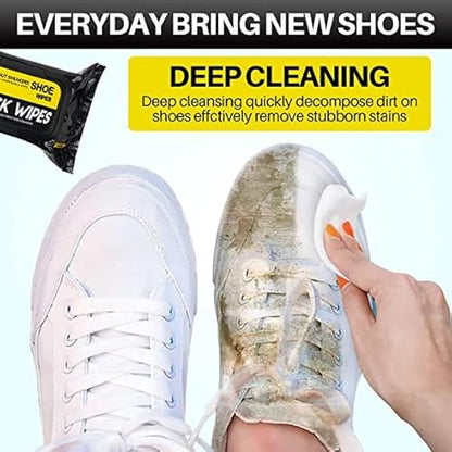 Natural Sneaker & Shoe Cleaner Wipes (Pack of 80)