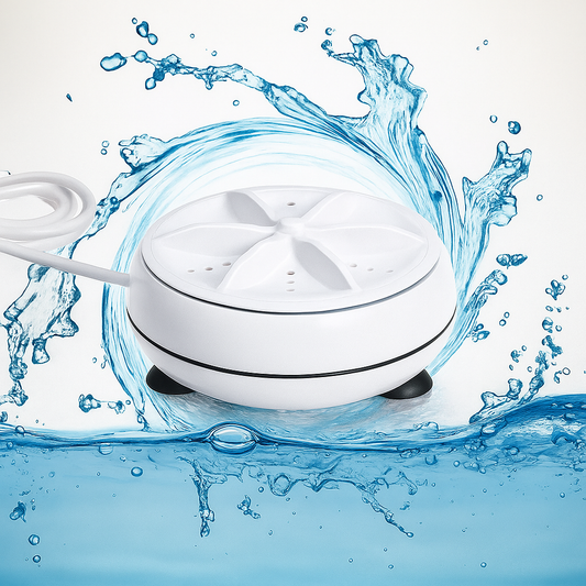 Ultrasonic Turbine Washing Machine (Portable, Automatic Shutdown)