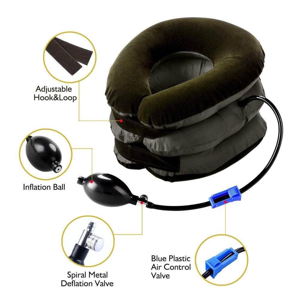 3-Layer Cervical Neck Pillow (Neck relaxation & pain therapy) - ZEDIF