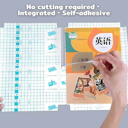 Waterproof Plastic Book Covers (30pcs, Multi-Size, CPP Material) - ZEDIF