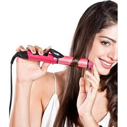 2 in 1 Nova Hair Straightener and Curler - ZEDIF