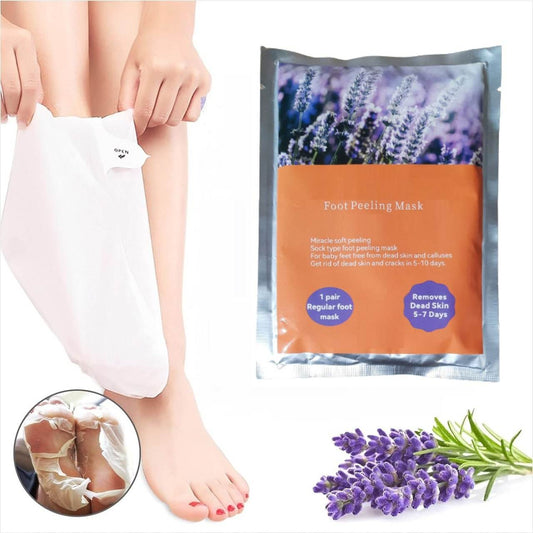 Foot Peeling Mask (Dead Skin Remover, Botanical Enriched) - ZEDIF