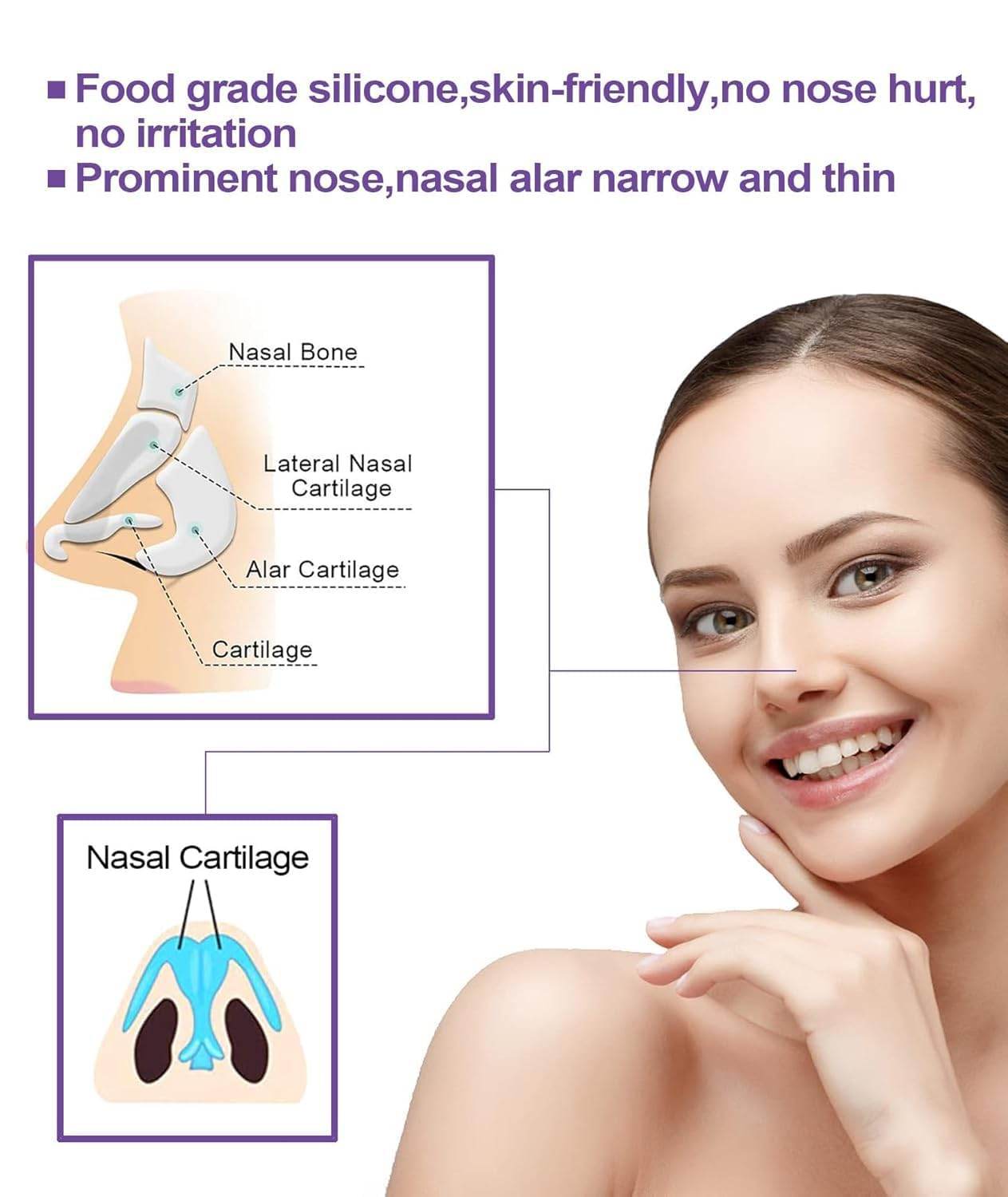 Nose Up Clip (Nose Shaping, Silicone, Unisex) - ZEDIF