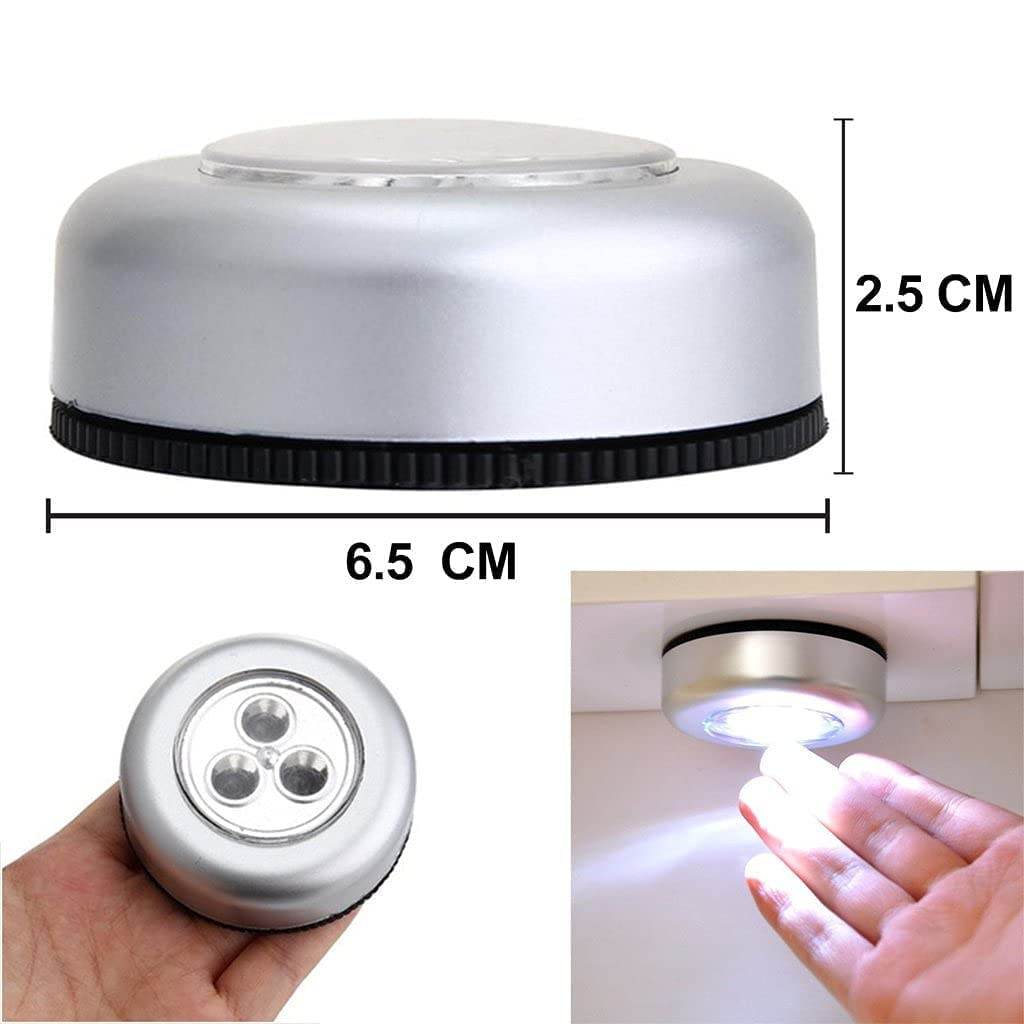 3-LED Touch Stick-On Cordless Light (Battery Powered) - ZEDIF
