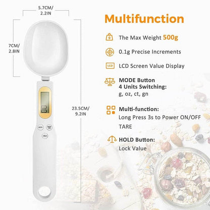 Digital Electronic Spice Spoon 500 gm - ZEDIF