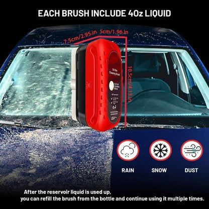 Car Glass Oil Film Cleaner Brush (Hydrophobic Coating Applicator) - ZEDIF