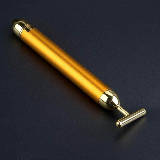 Energy Beauty Bar - 24K Gold T-Shaped Facial Massager - ZEDIF