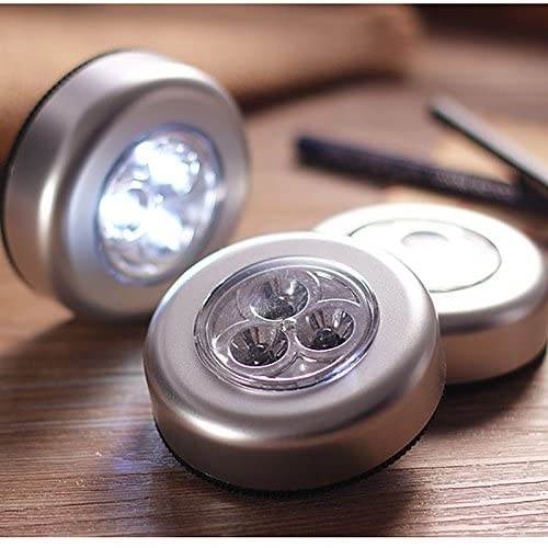 3-LED Touch Stick-On Cordless Light (Battery Powered) - ZEDIF