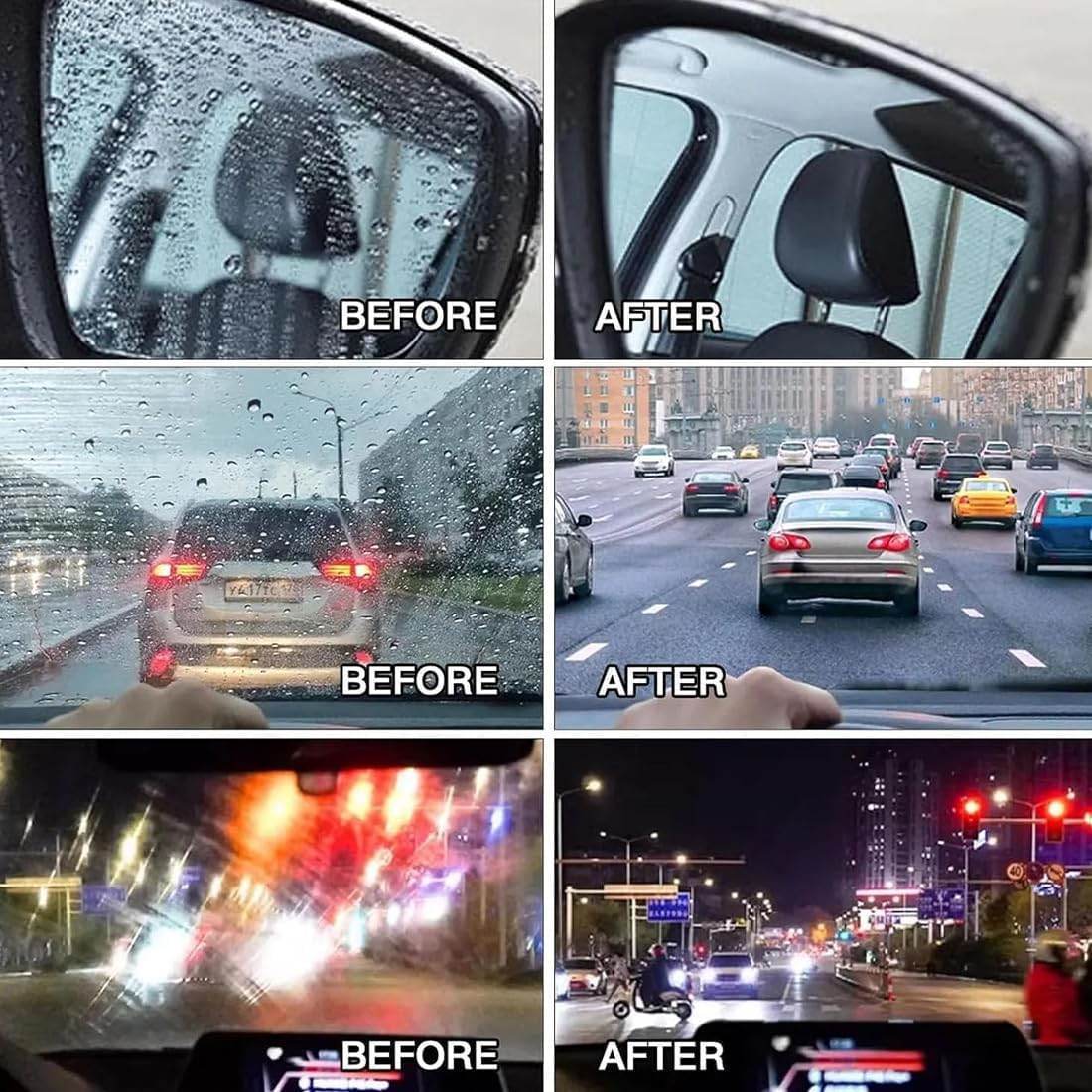 Car Glass Oil Film Cleaner Brush (Hydrophobic Coating Applicator) - ZEDIF